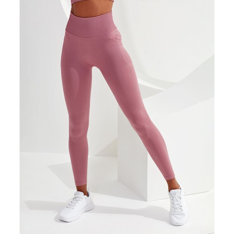 Women's TriDri® ribbed seamless 3D fit multi-sport leggings Thumbnail
