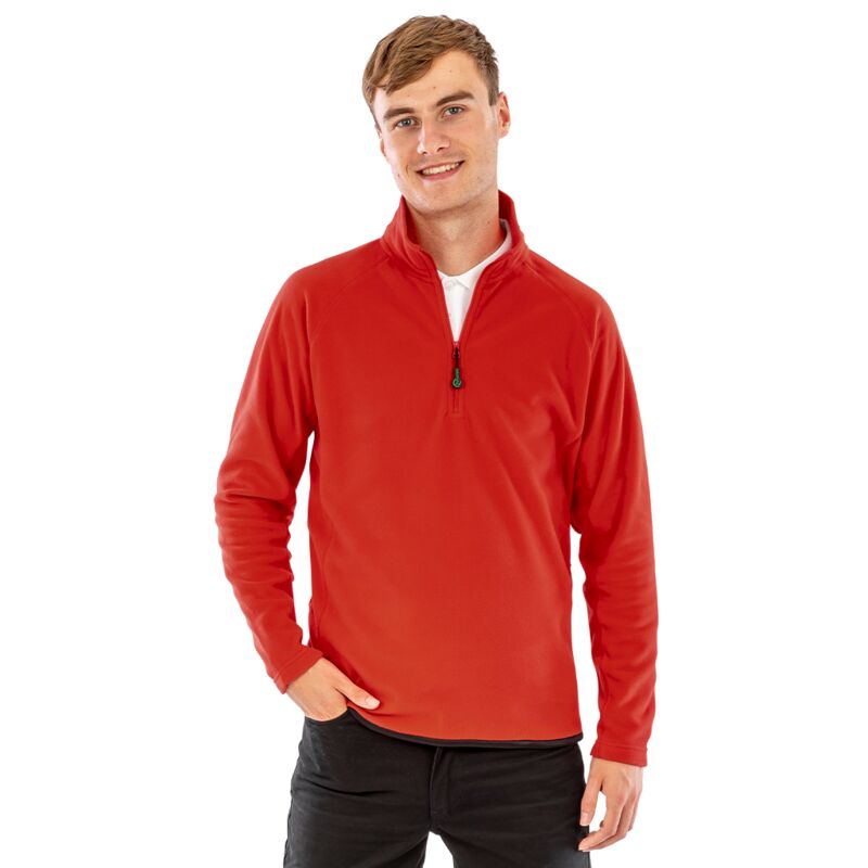 Result Genuine Recycled Zip Neck Micro Fleece Thumbnail