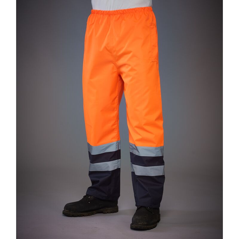 Yoko Hi-Vis Two Tone Waterproof Overtrousers Thumbnail