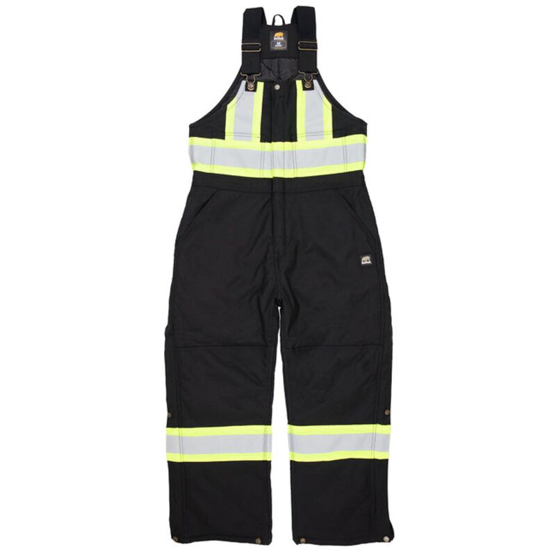 Men's Safety Striped Arctic Insulated Bib Overall Thumbnail