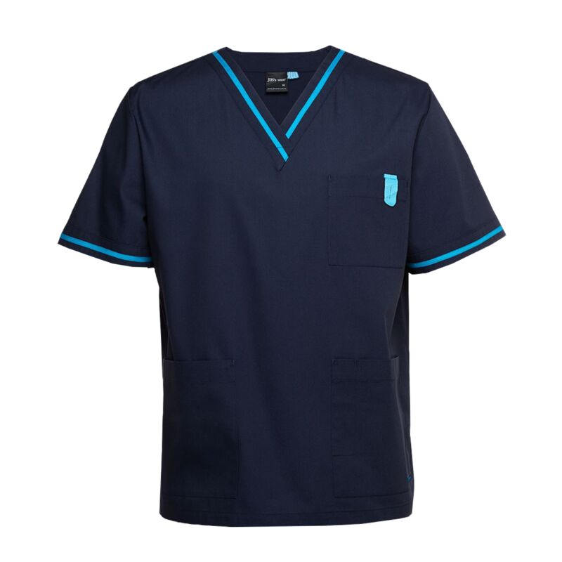 JB's  CONTRAST UNISEX SCRUBS TOP Thumbnail