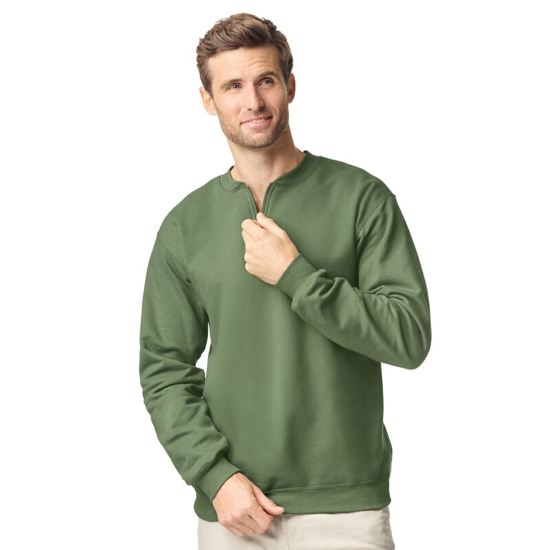 Gildan SoftStyle® Midweight Fleece 1/4 Zip Sweatshirt Thumbnail