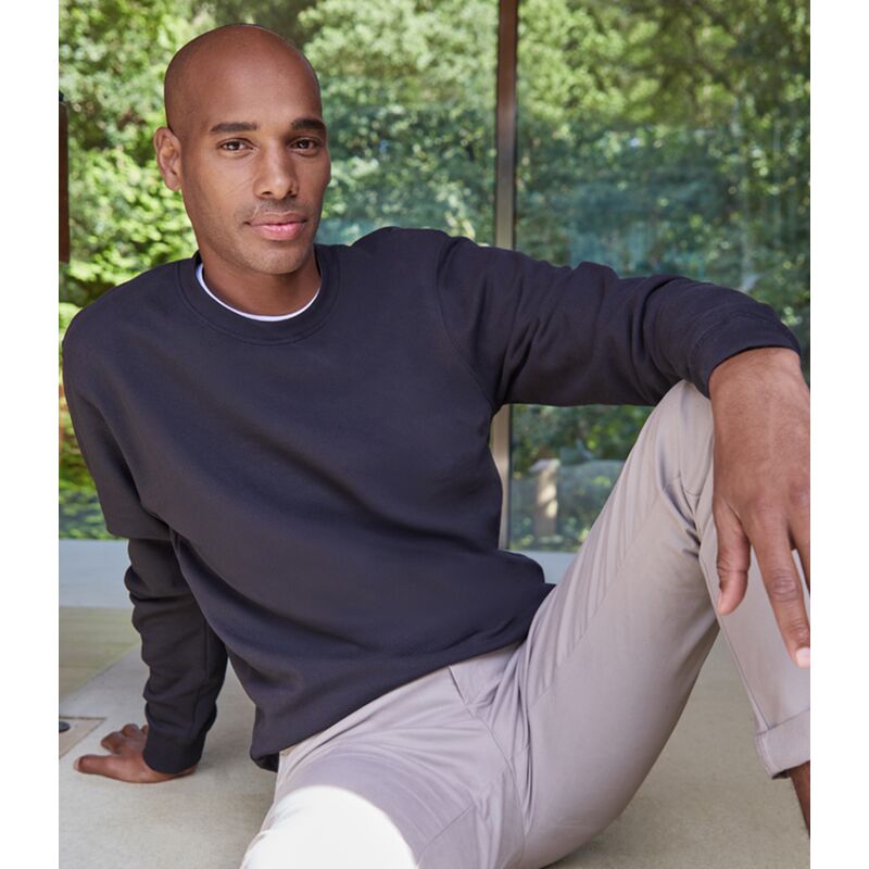 Kustom Kit Regular Fit Piqué Sweatshirt Thumbnail