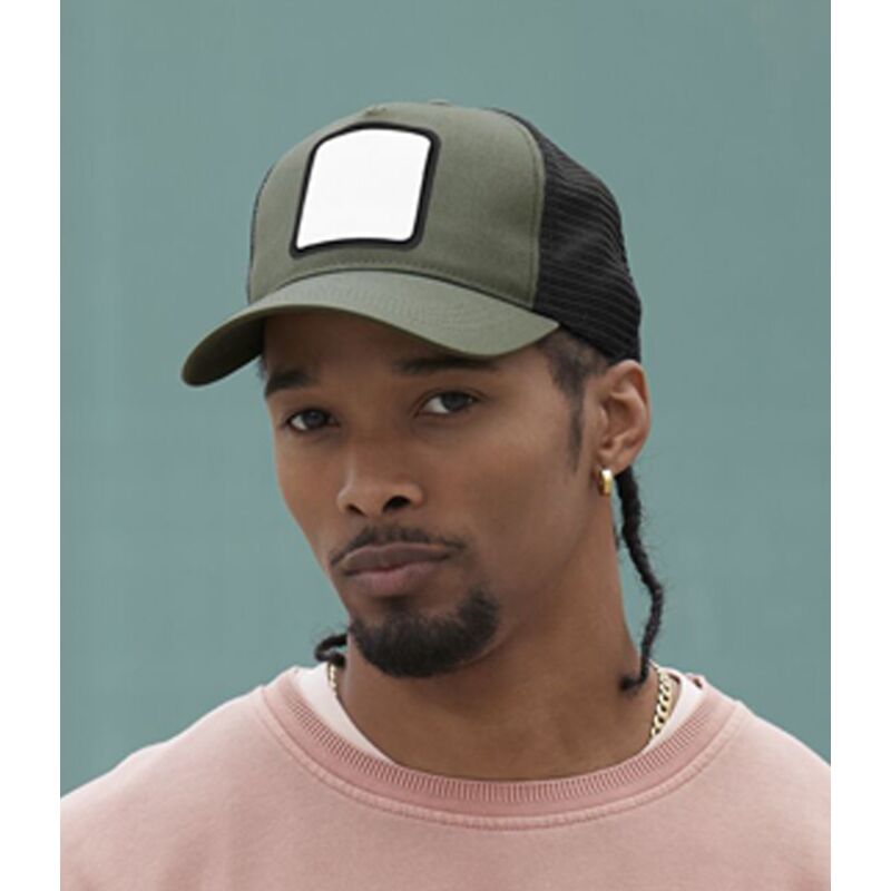 Beechfield Appliqué Patch 5 Panel Trucker Cap Thumbnail