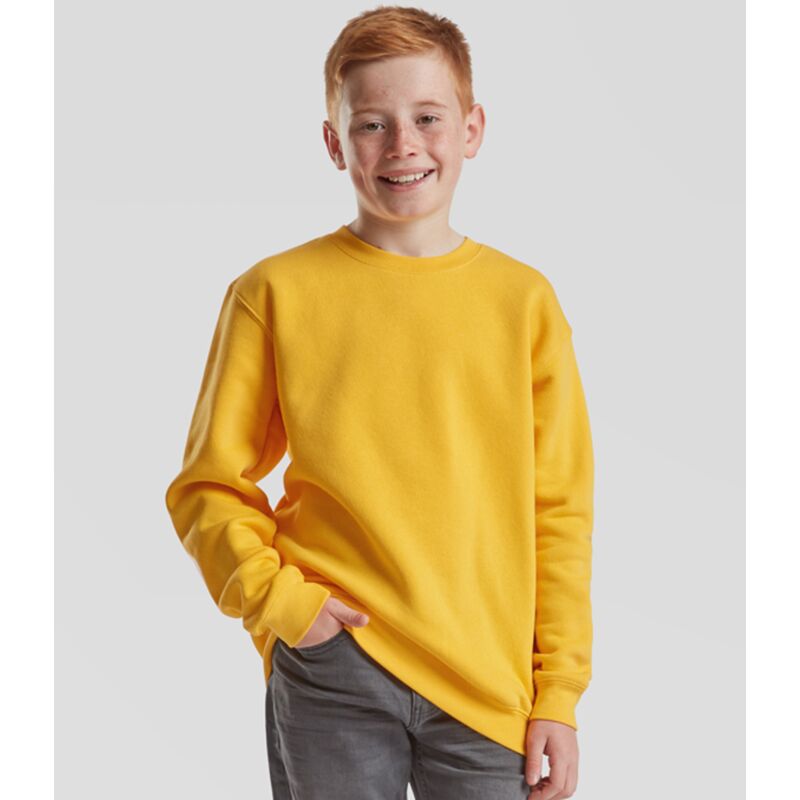 Fruit of the Loom Kids Premium Drop Shoulder Sweatshirt Thumbnail