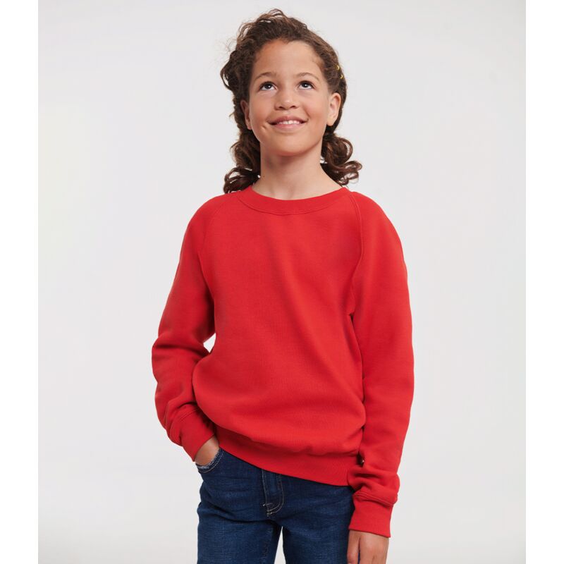 Russell Schoolgear Kids Raglan Sweatshirt Thumbnail