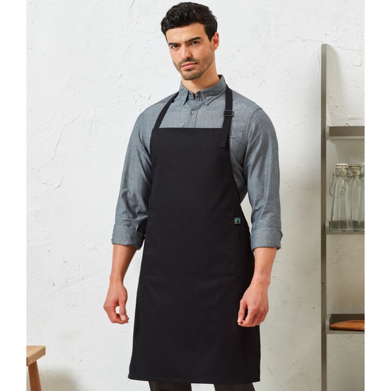 Premier Fairtrade Organic Cotton Bib Apron Thumbnail
