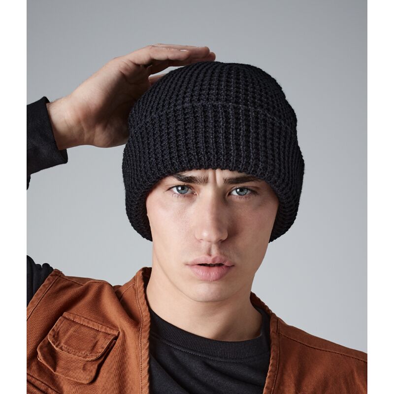 Beechfield Classic Waffle Knit Beanie Thumbnail