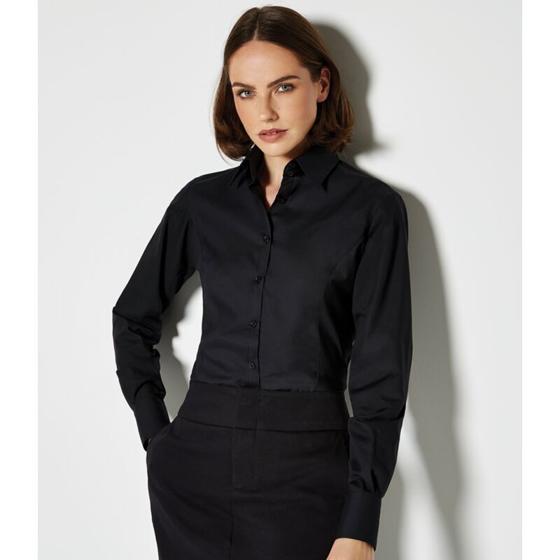 Kustom Kit Ladies Long Sleeve Tailored Business Shirt Thumbnail