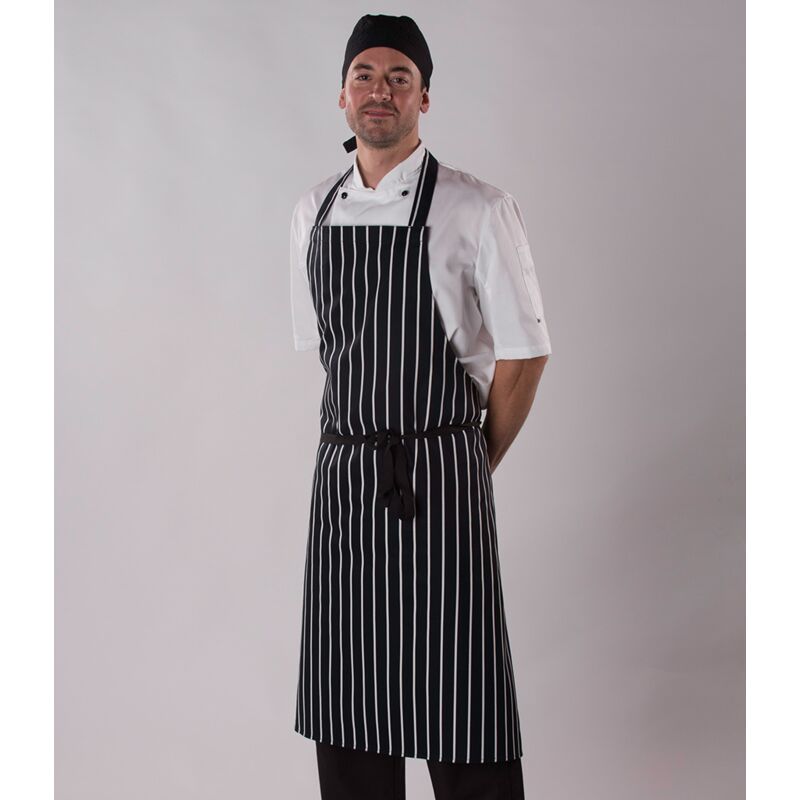 Dennys Stripe Bib Apron Thumbnail