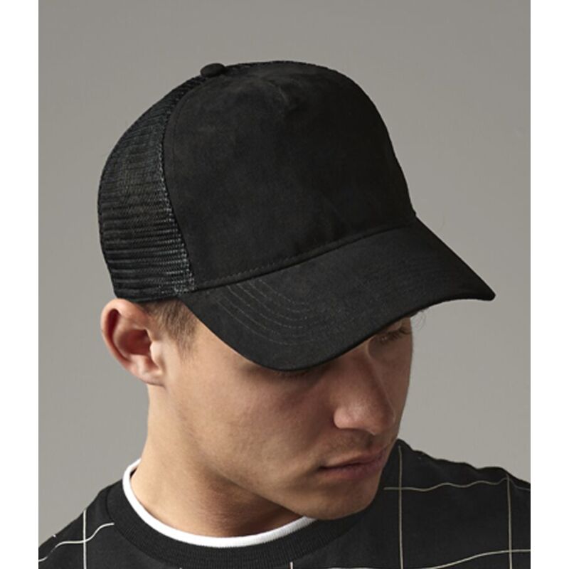 Beechfield Suede Snapback Trucker Cap Thumbnail