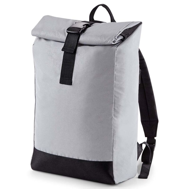 BagBase Reflective Roll-Top Backpack Thumbnail