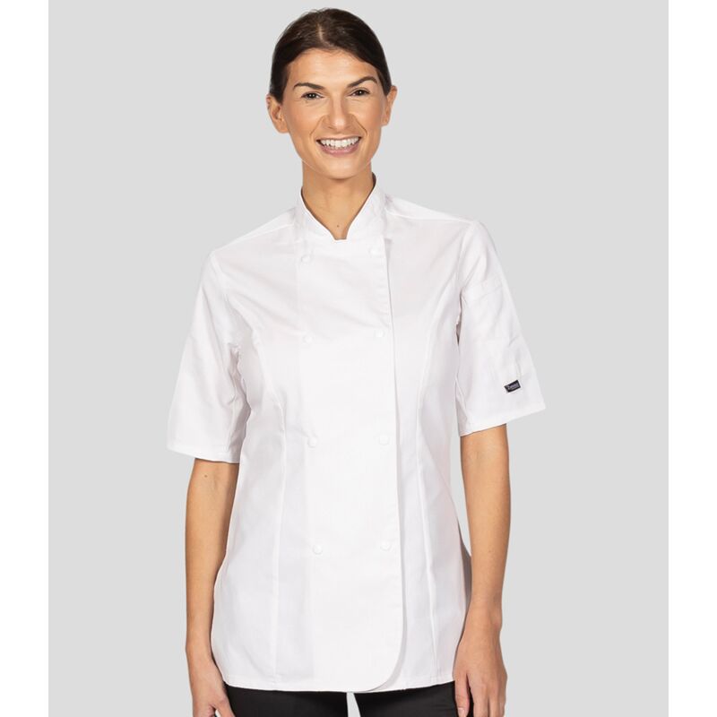 Dennys Ladies Short Sleeve Premium Chef's Jacket Thumbnail