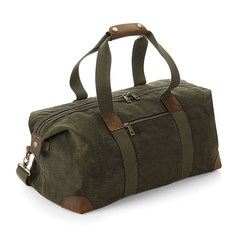 Quadra Heritage Waxed Canvas Holdall Thumbnail
