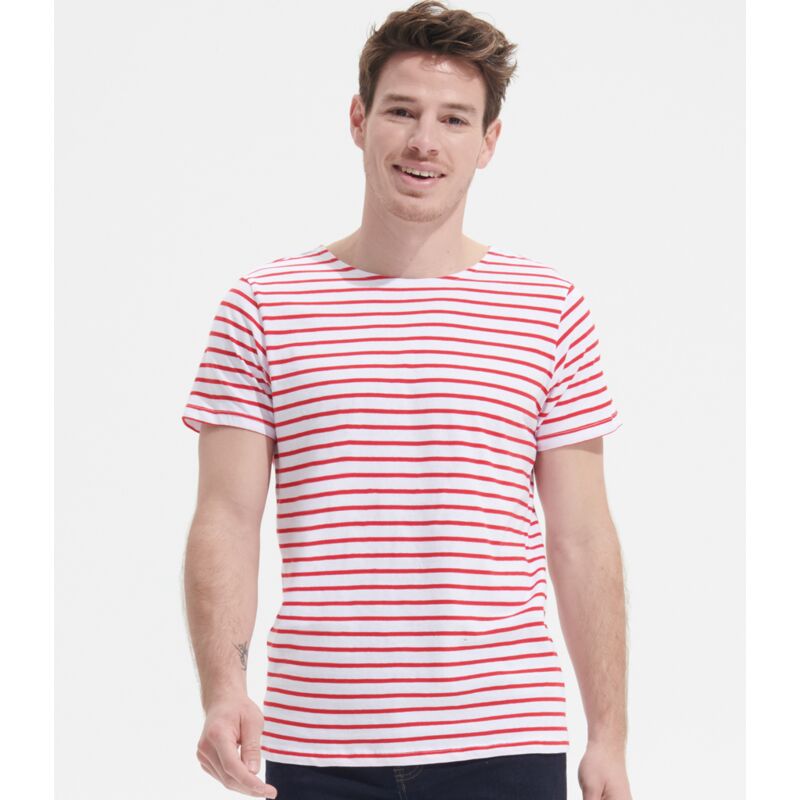 SOL'S Miles Striped T-Shirt Thumbnail