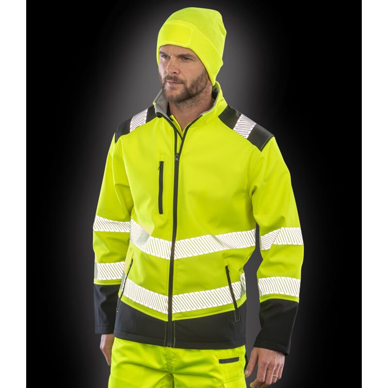 Result Safe-Guard Printable Ripstop Safety Soft Shell Jacket Thumbnail