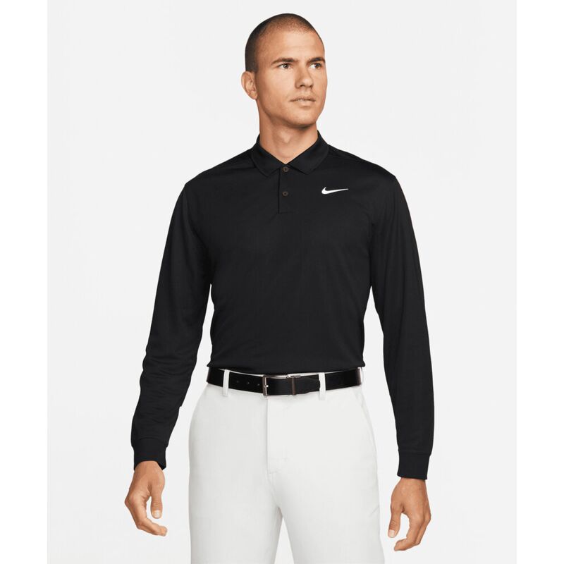 Nike Dri-FIT Victory solid long sleeve polo Thumbnail